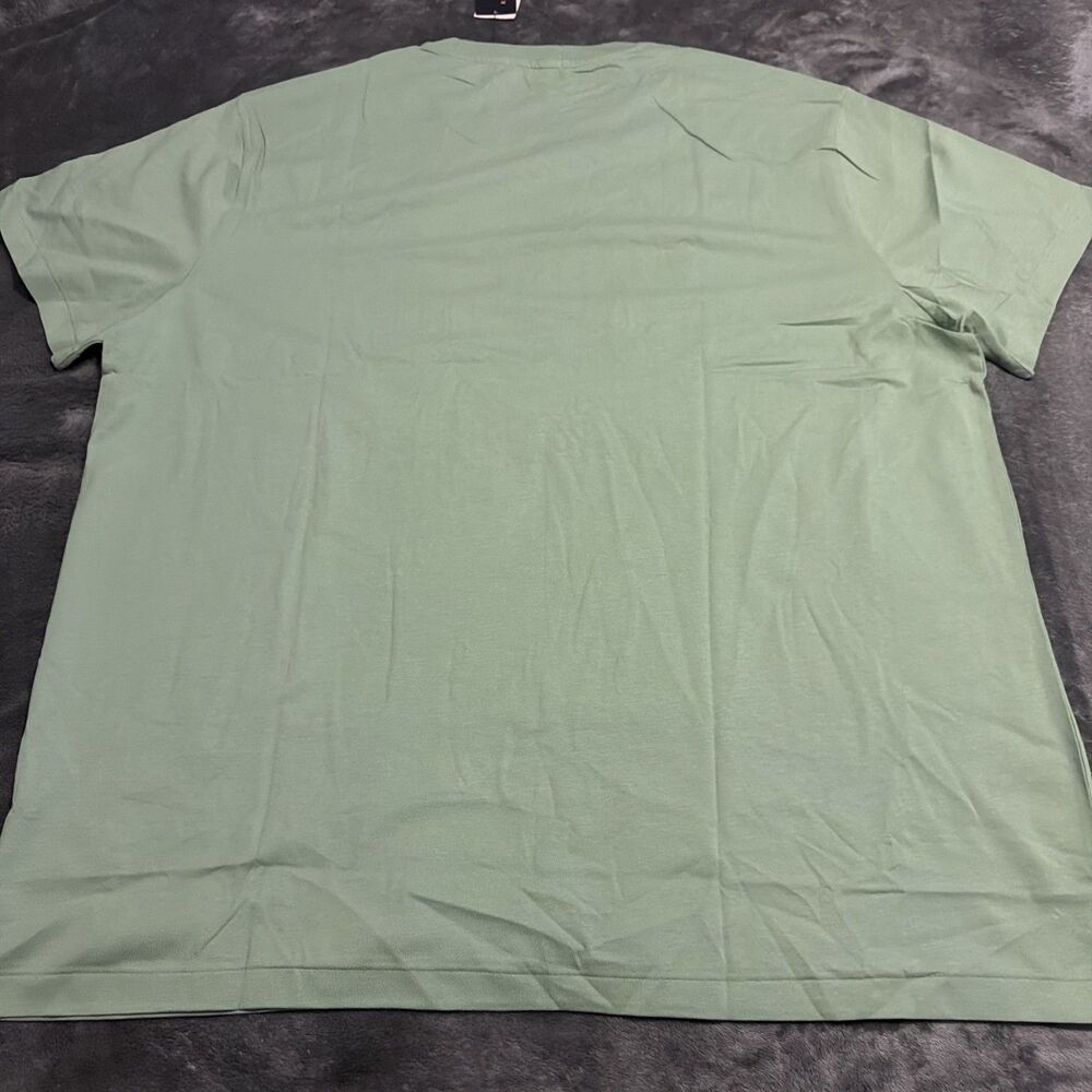 4XLT Polo Ralph Lauren Madras Logo Tee Plaid Green - Picture 5 of 9